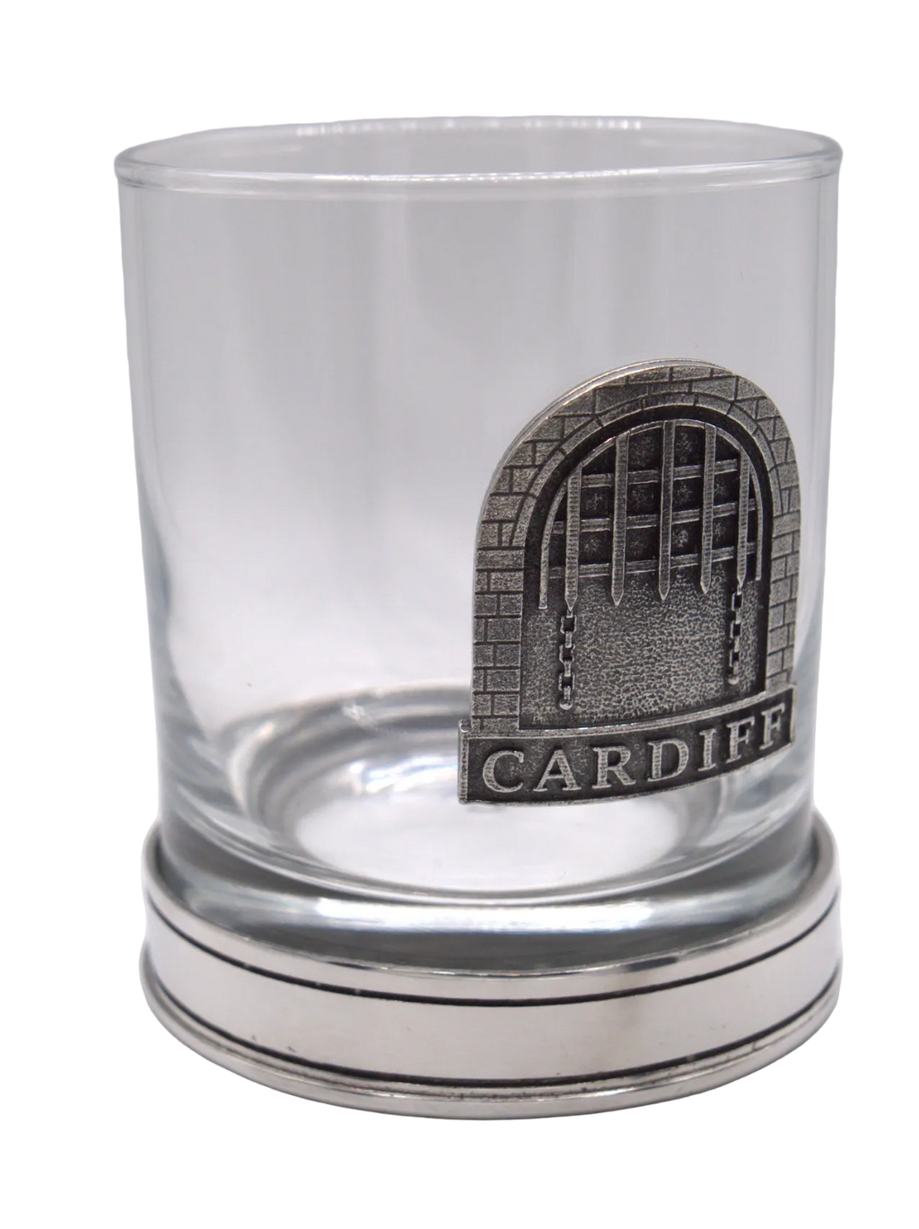 A.E Williams Cardiff Castle Pewter Whisky Tumbler