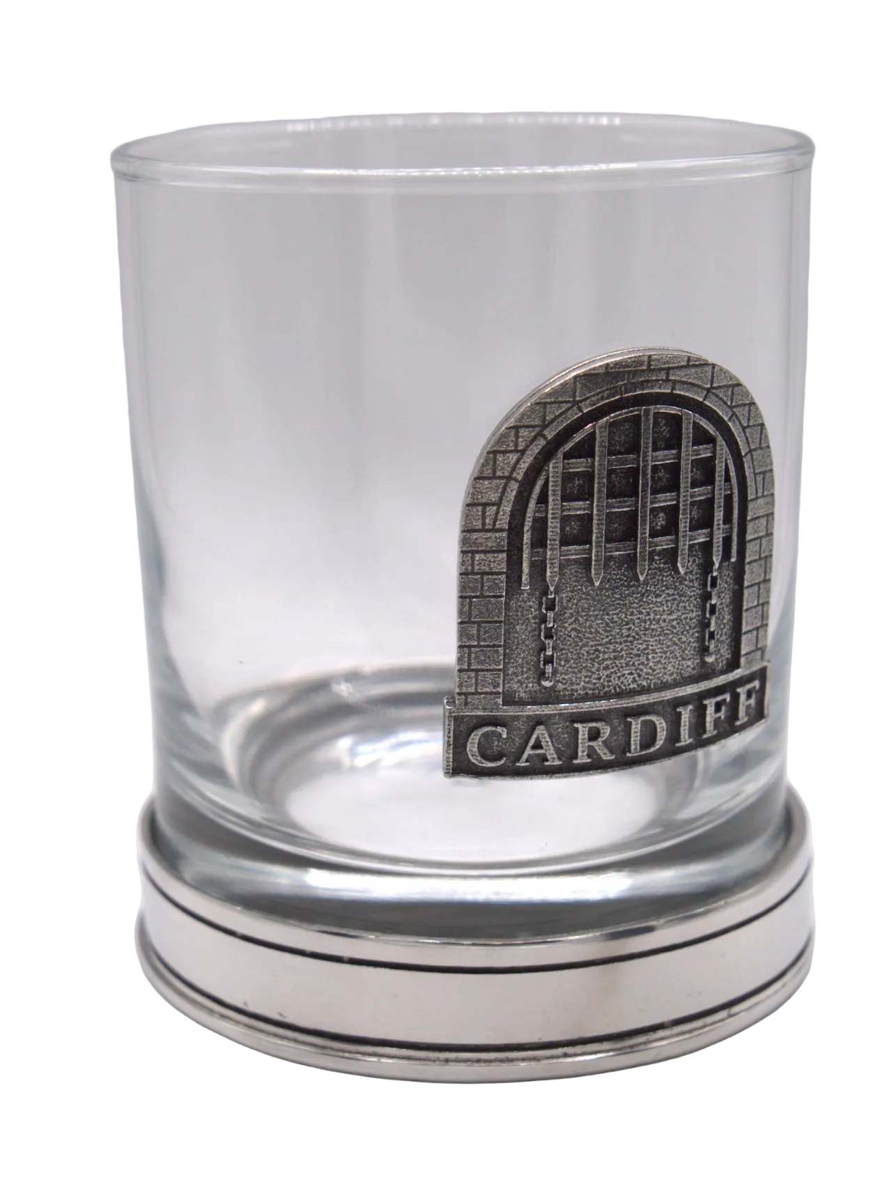 A.E Williams Cardiff Castle Pewter Whisky Tumbler