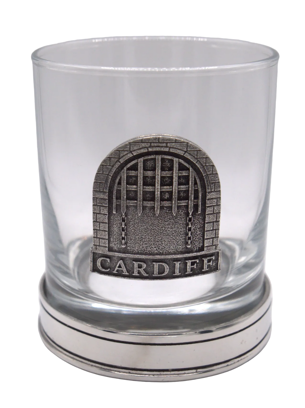 A.E Williams Cardiff Castle Pewter Whisky Tumbler