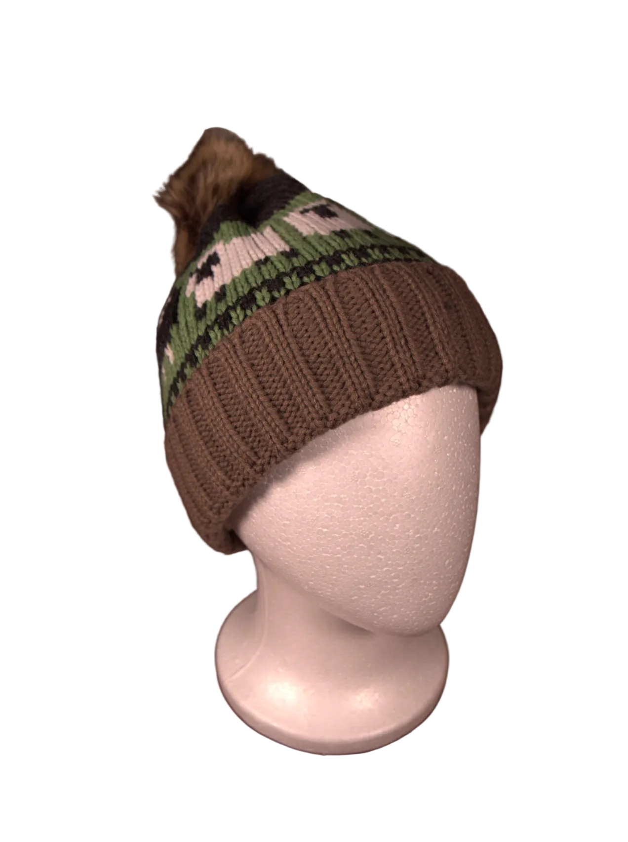 Welsh Sheep Knit Pom Hat