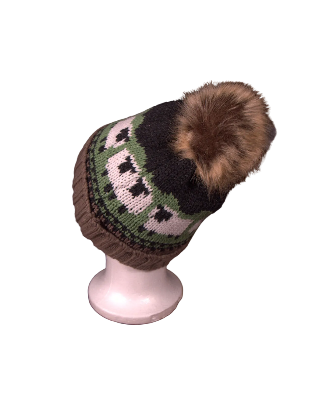 Welsh Sheep Knit Pom Hat