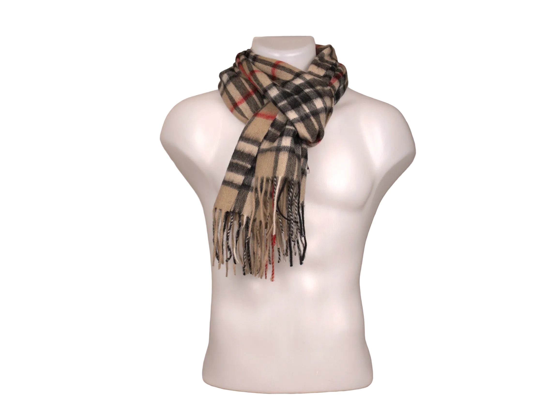 Welsh Tartan Wool Scarf