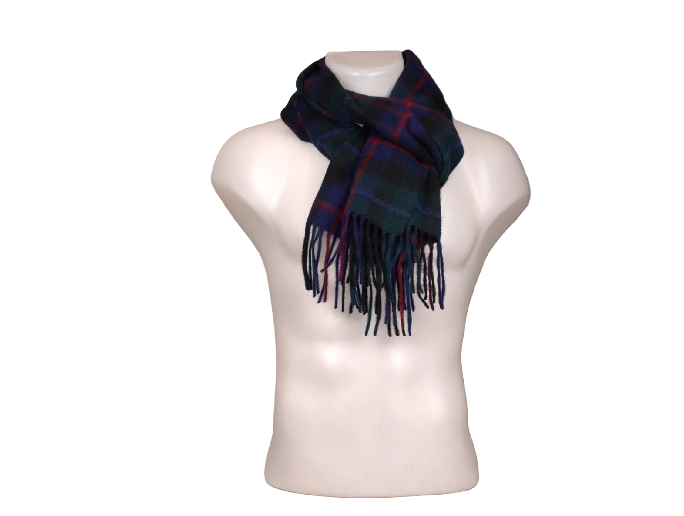 Welsh Tartan Wool Scarf