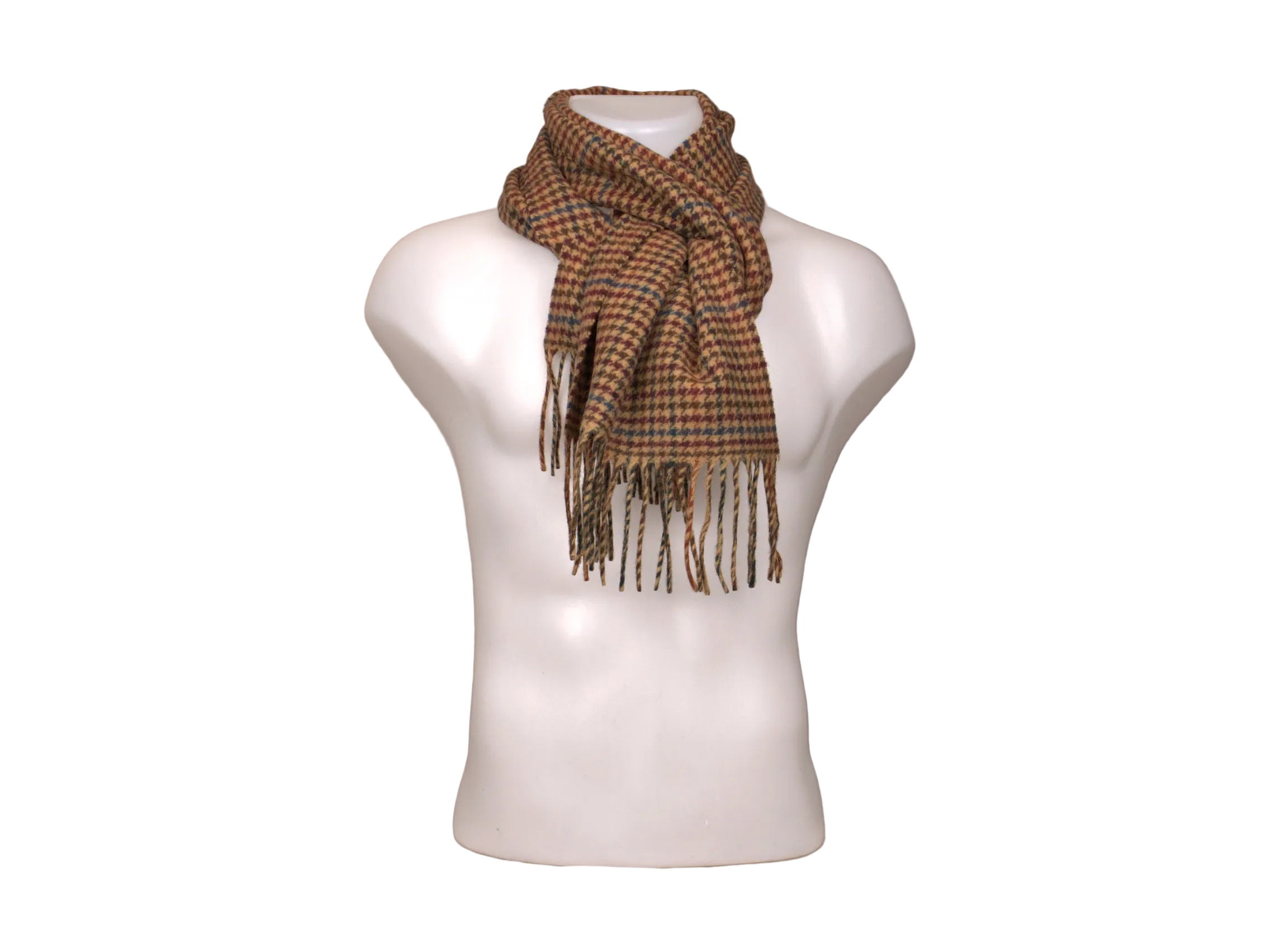 Welsh Tartan Wool Scarf