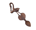 Stork & Heart Welsh Lovespoon
