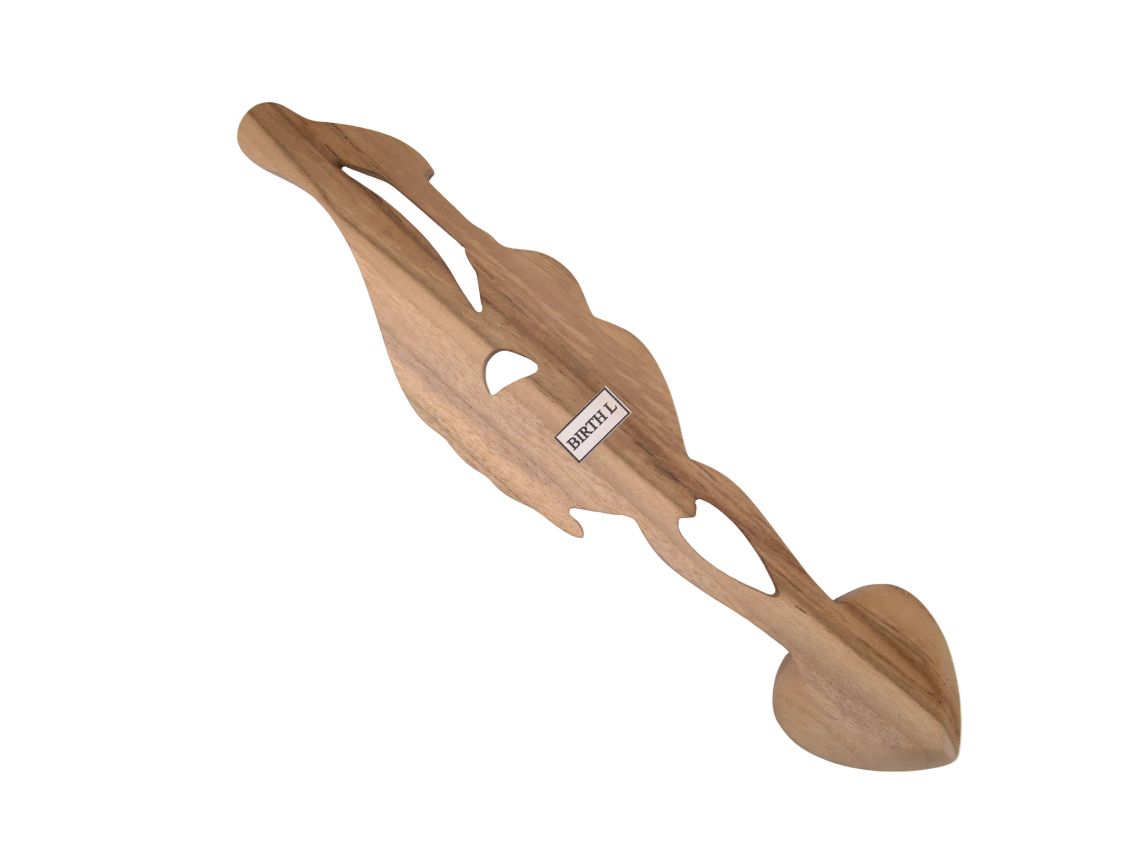 Stork & Heart Welsh Lovespoon