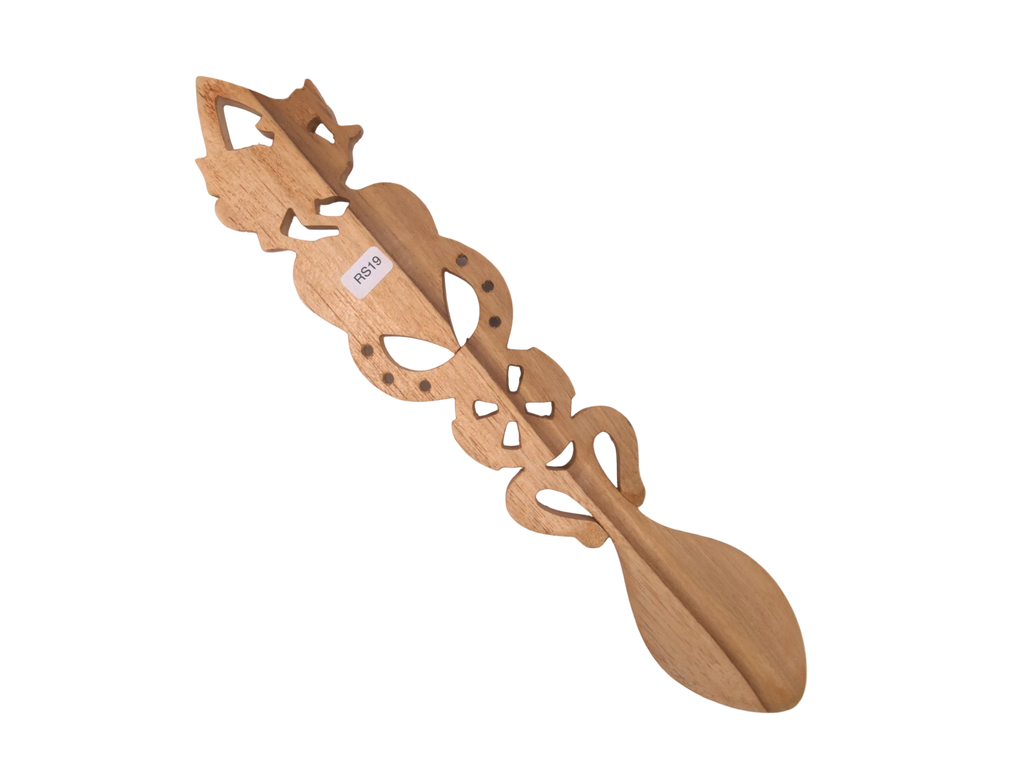 Dragon, Heart & Horseshoe Welsh Lovespoon