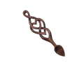 Intricate Celtic Knot & Heart Welsh Lovespoon