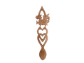 Dragon & Double Heart Welsh Lovespoon