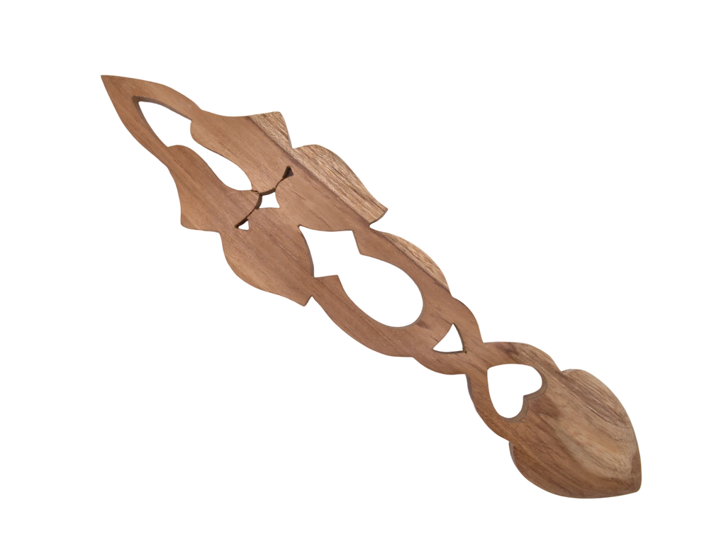 Bell, Horseshoe & Heart Welsh Lovespoon