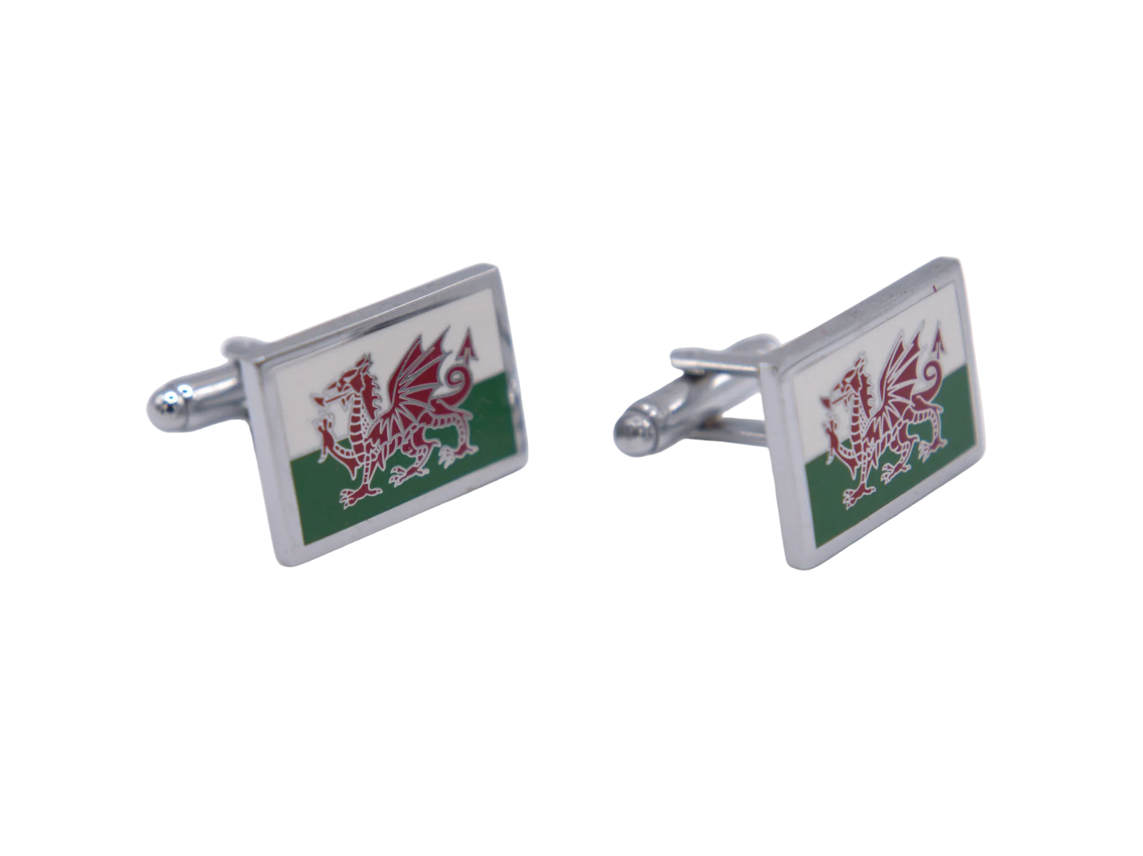 Welsh Dragon Flag Cufflinks