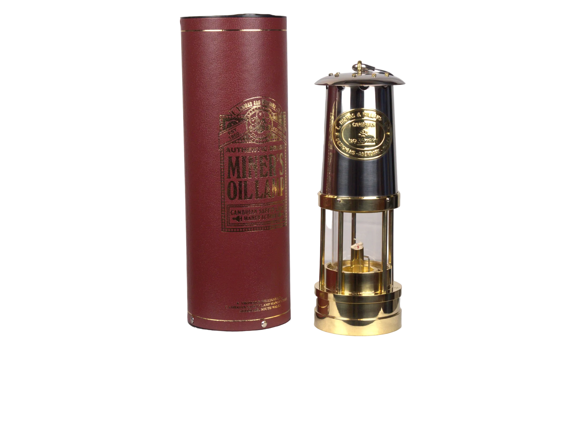 Authentic Welsh Miners Oil Lamp