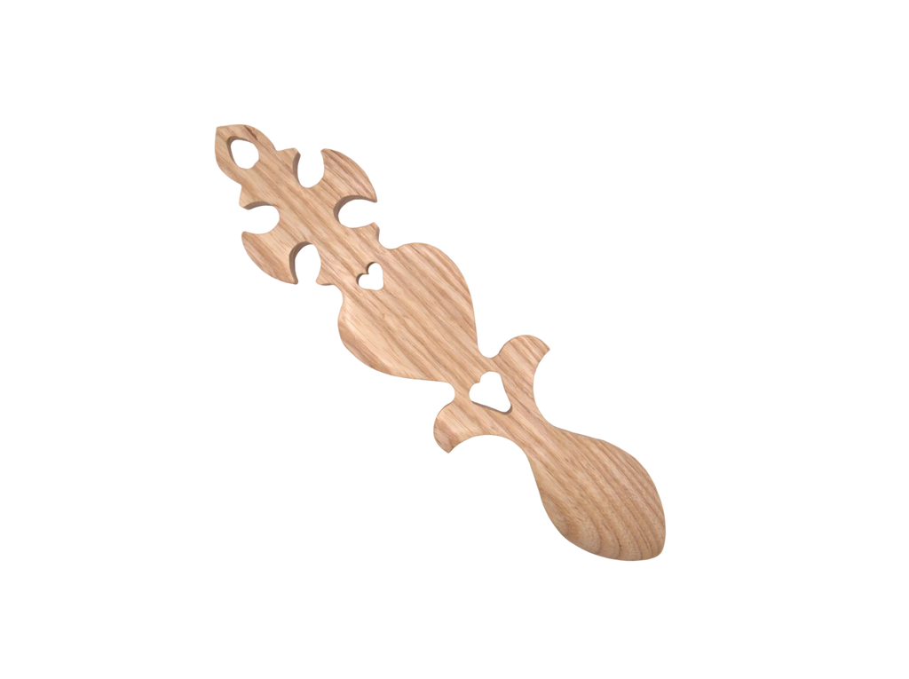 Celtic Cross & Heart Welsh Lovespoon