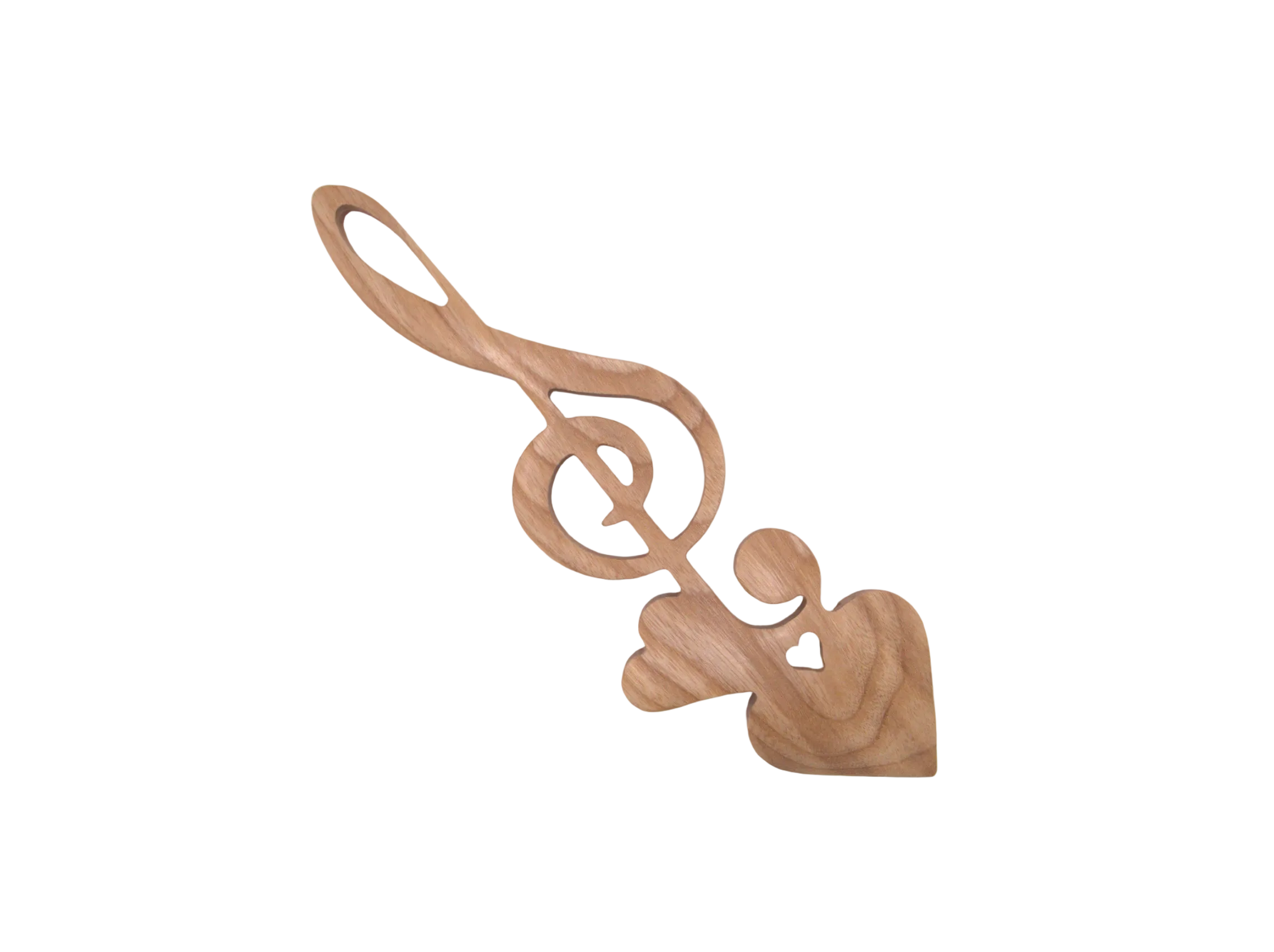 Musical Treble Clef Welsh Lovespoon