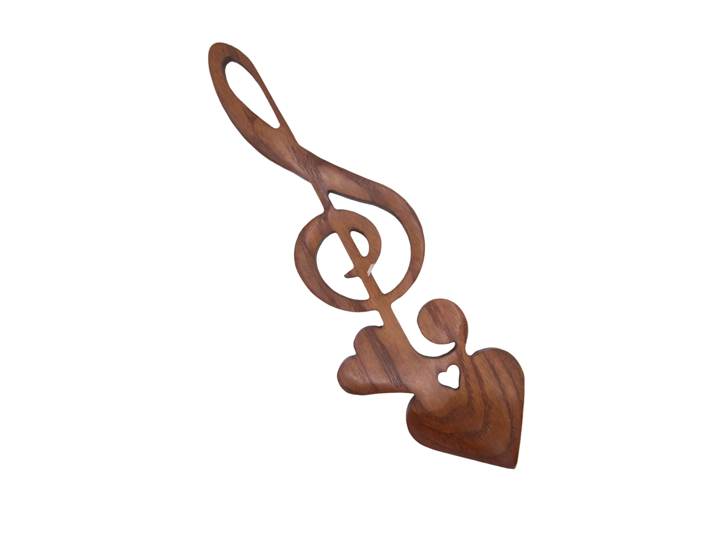 Musical Treble Clef Welsh Lovespoon
