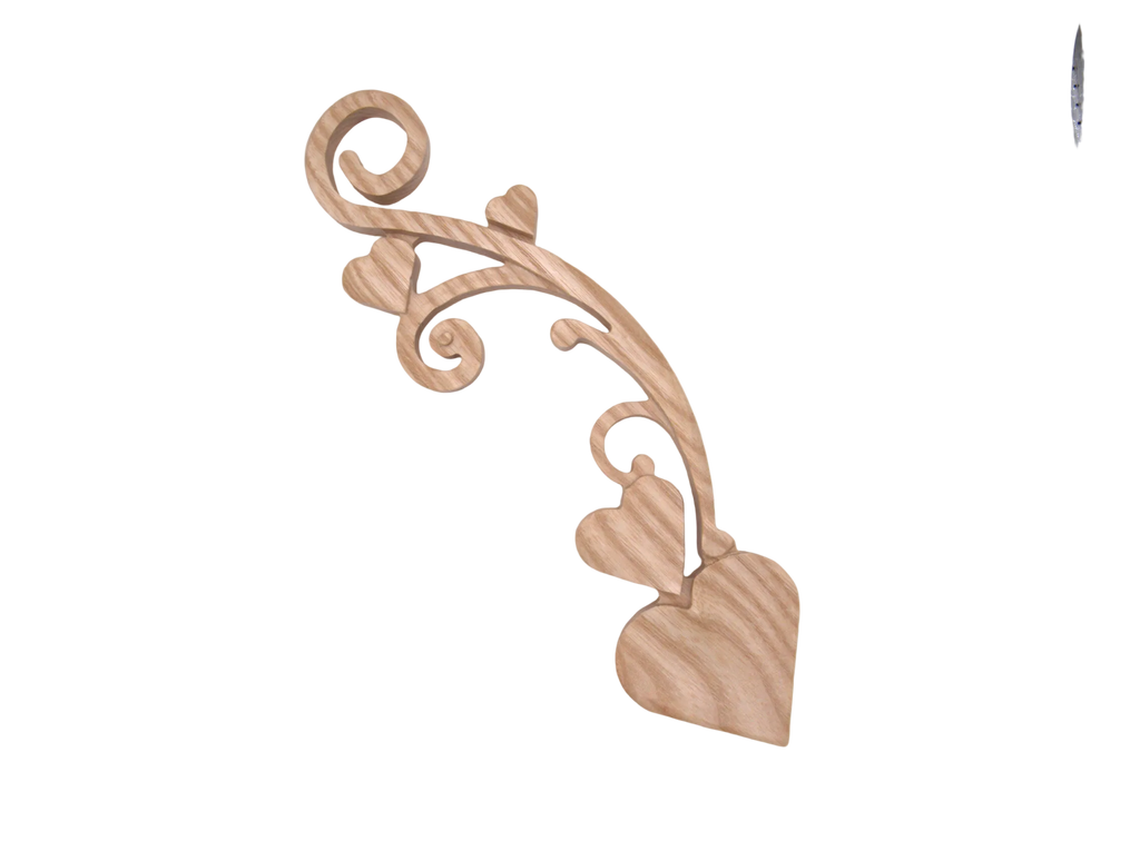 Heart & Vine Welsh Lovespoon