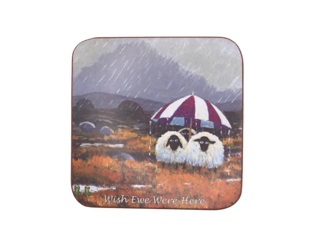 Thomas Joseph Welsh Sheep Coaster Set of 6