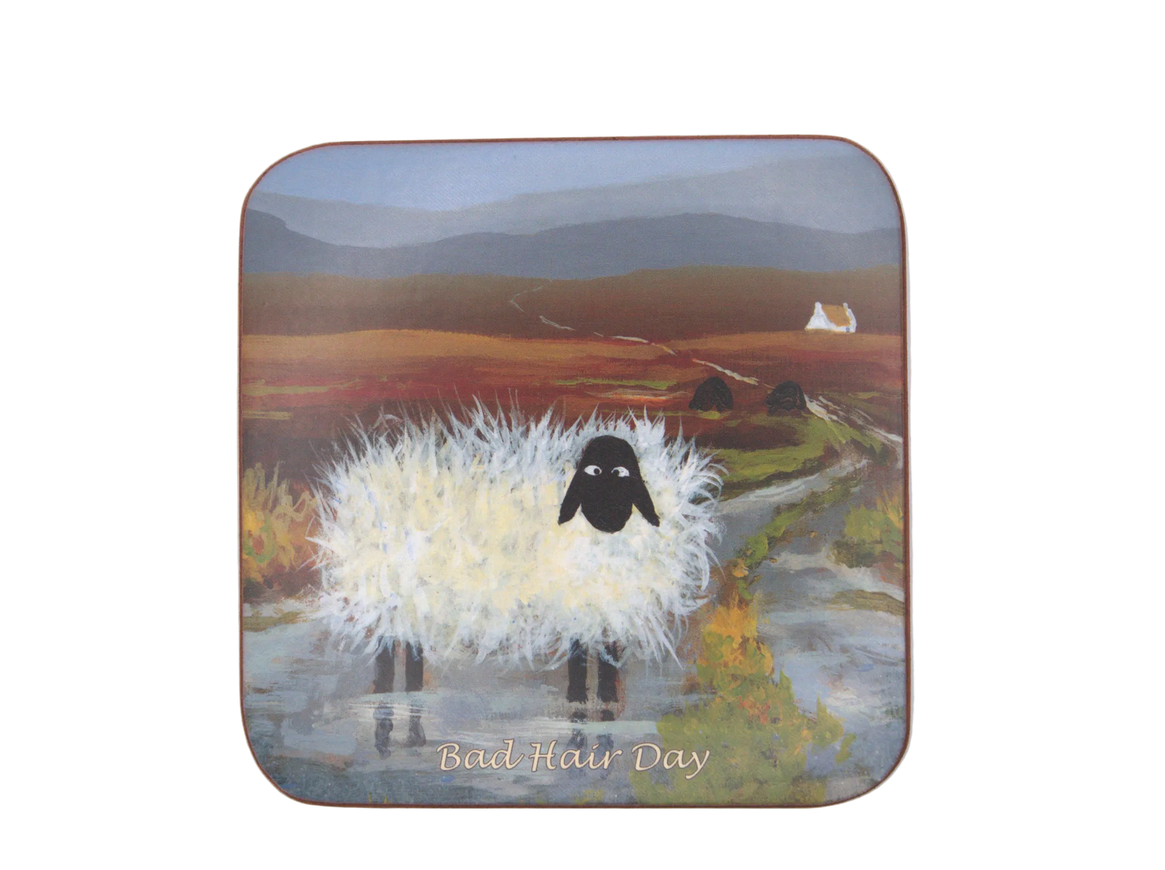 Thomas Joseph Welsh Sheep Coaster Set of 6