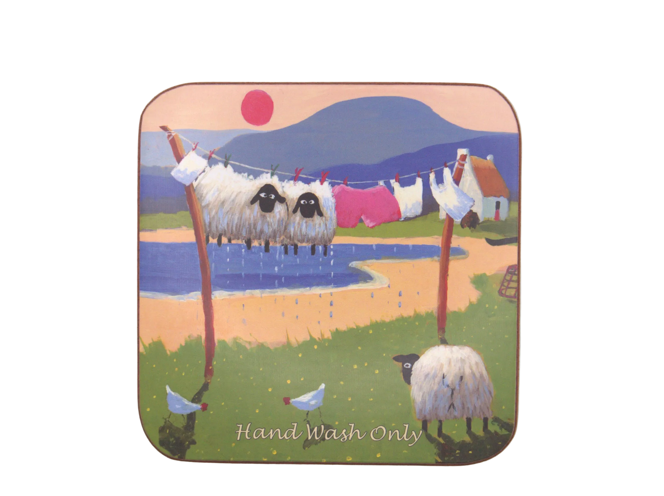 Thomas Joseph Welsh Sheep Coaster Set of 6
