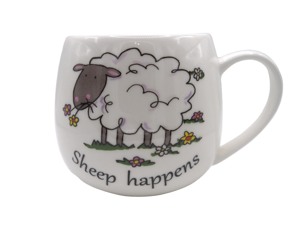 Comedy Welsh Sheep Bone China Mug