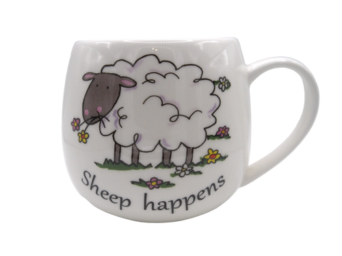 Comedy Welsh Sheep Bone China Mug