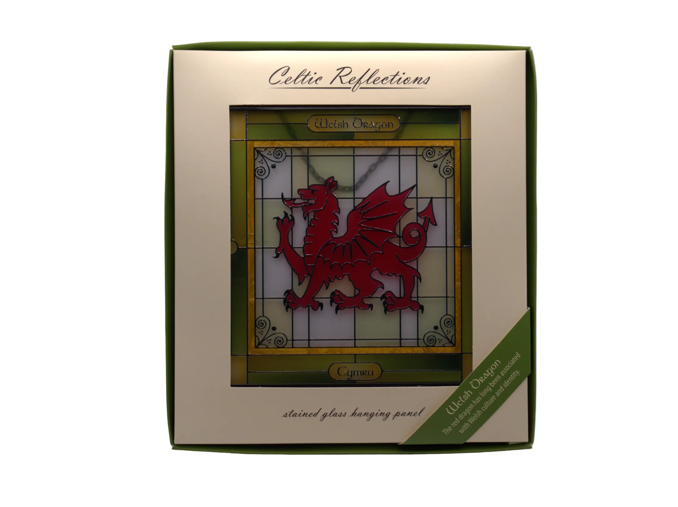 Stained Glass Hanging Panel