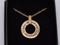 St Justin Bronze Welsh Love Ring Necklace