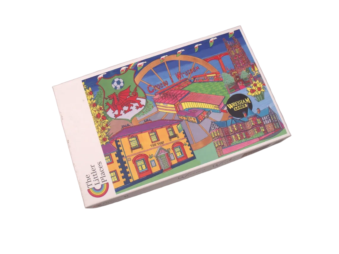 The Littler Places Welsh Cities 1000-Piece Jigsaw Puzzle