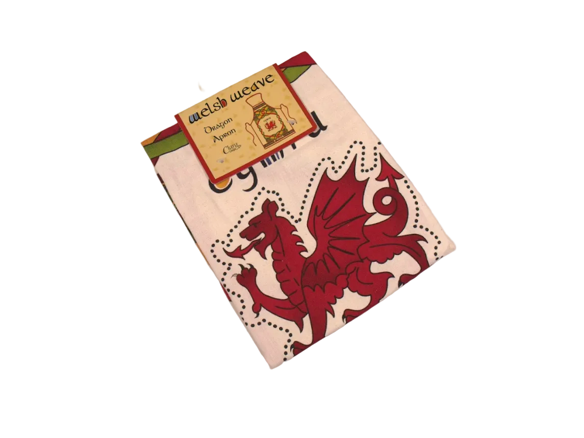 Welsh Dragon Celtic Knot Apron