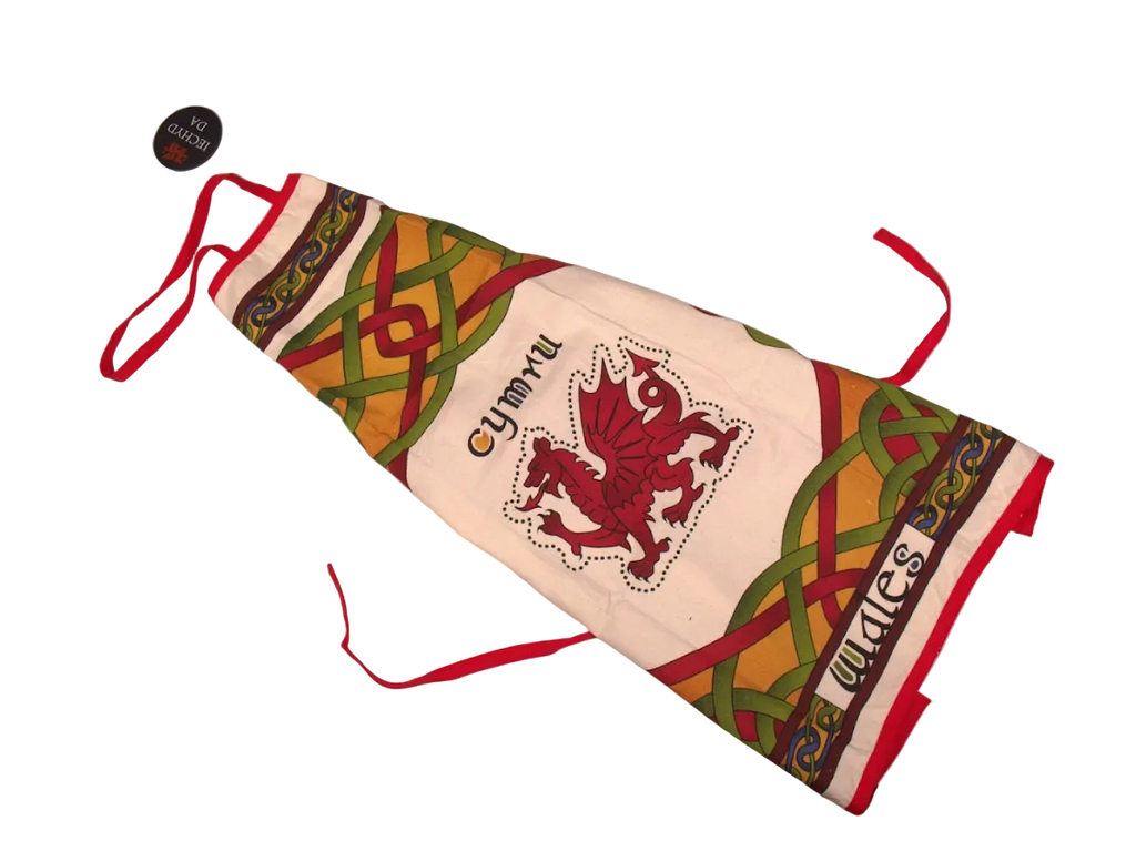 Welsh Dragon Celtic Knot Apron