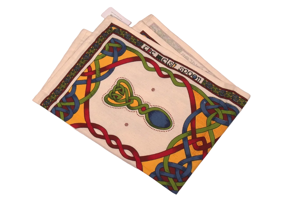 Welsh Weave Celtic Tea Towel
