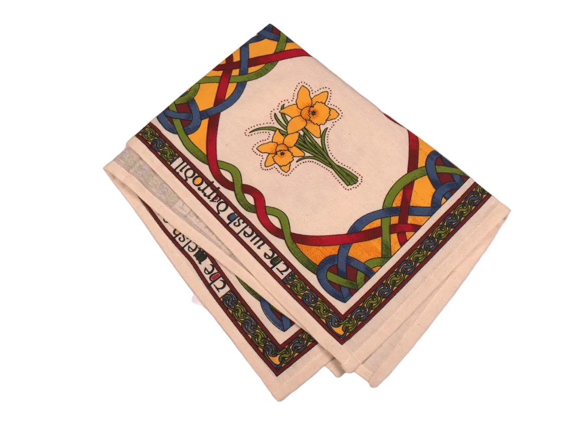 Welsh Weave Celtic Tea Towel