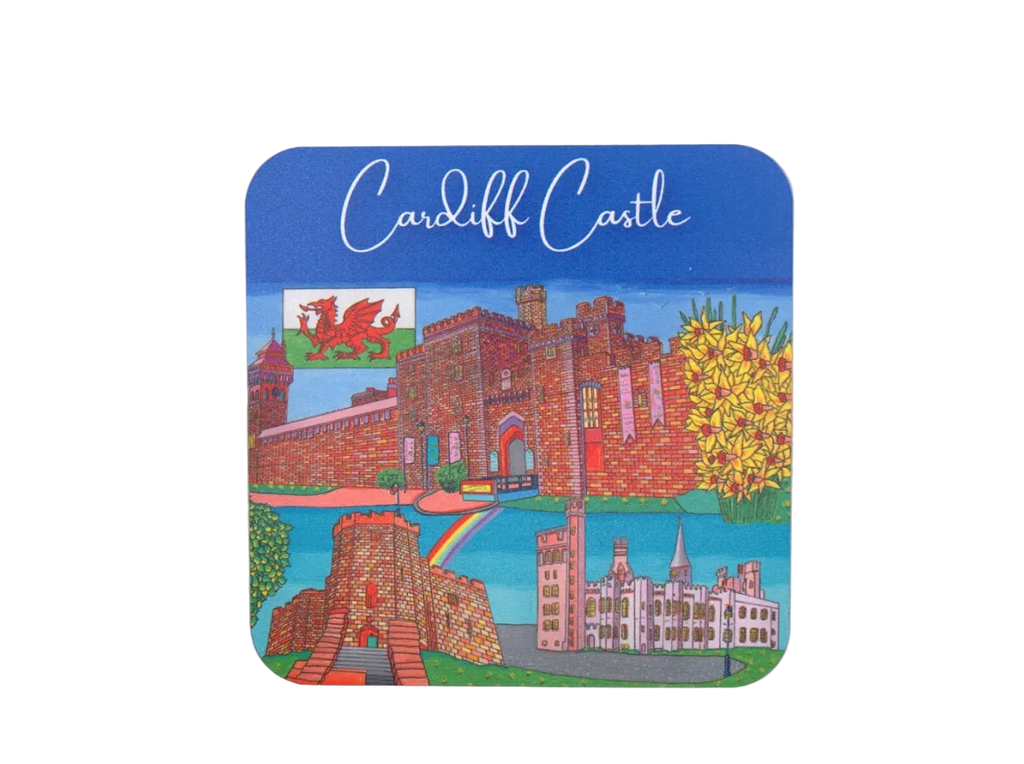 Welsh Icons Illustrated Coaster Set of 4