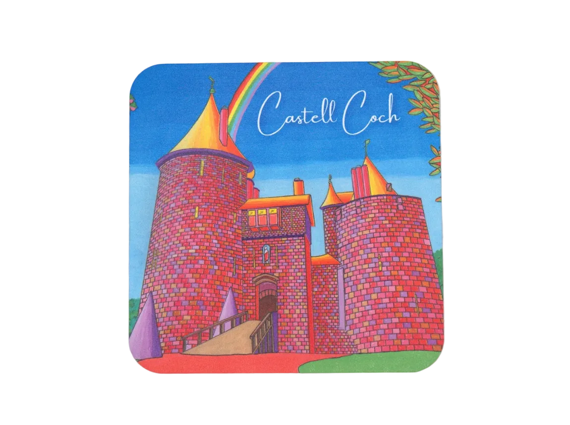 Welsh Icons Illustrated Coaster Set of 4