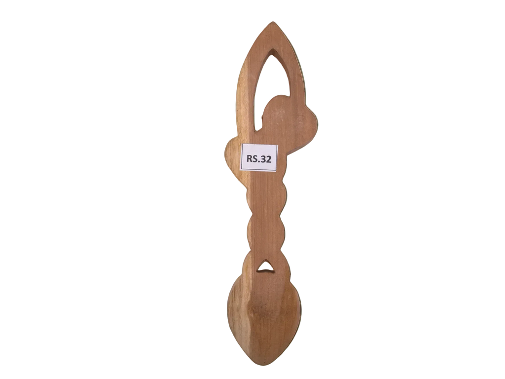 Traditional Two Hearts Twist Welsh Love Spoon