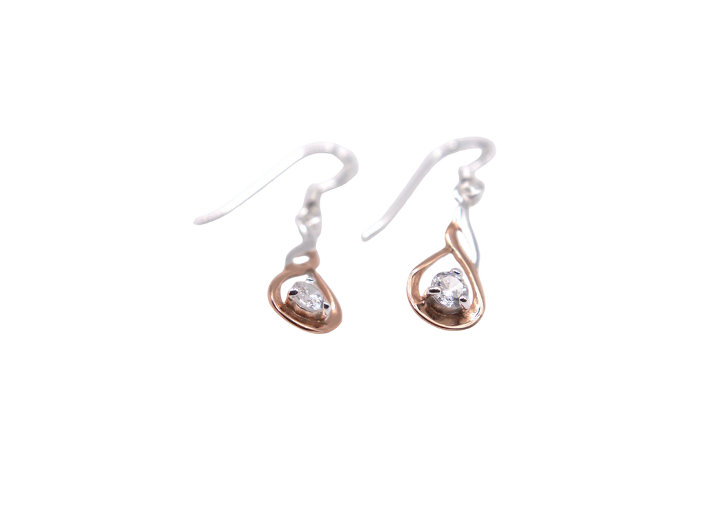 Celtic Twist Diamanté Earrings