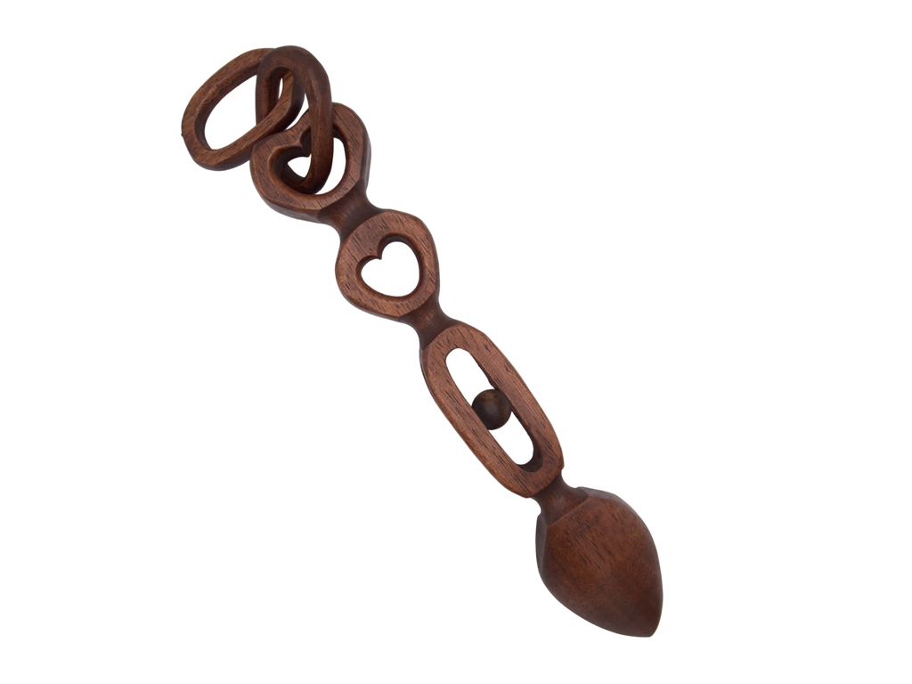 Pageant Heart and Balls Welsh Love Spoon