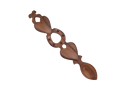 Two Hearts, Horseshoe & Cross Welsh Love Spoon