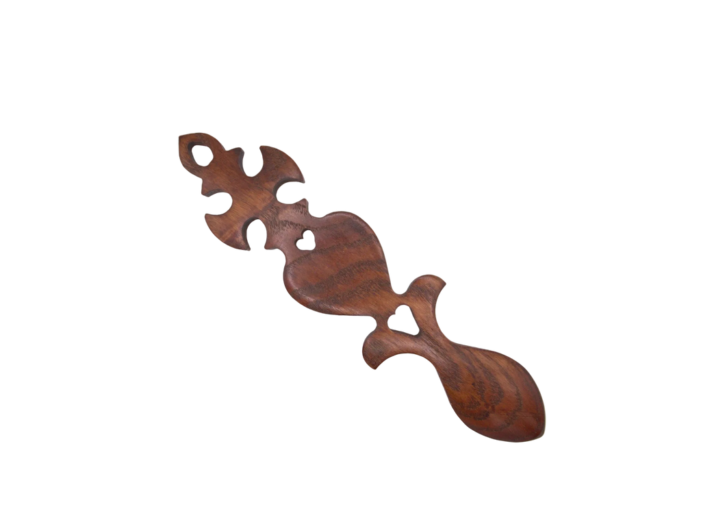 Celtic Cross & Heart Welsh Lovespoon