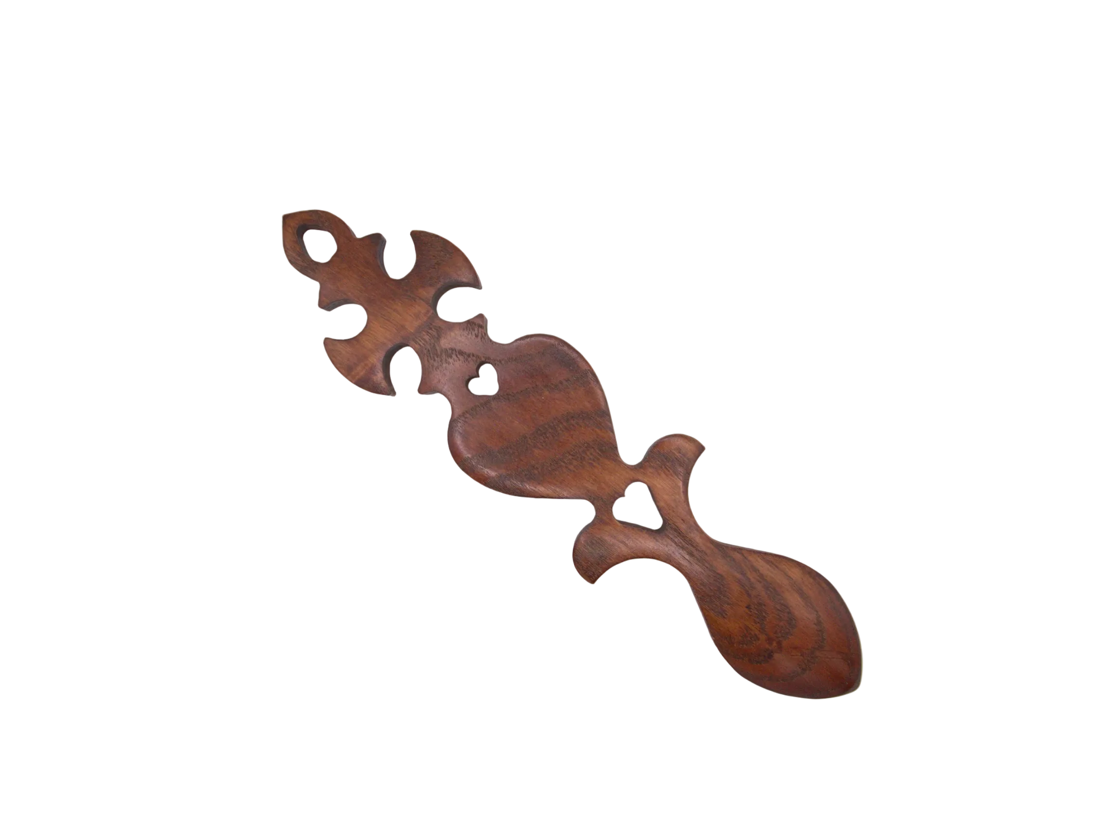 Celtic Cross & Heart Welsh Lovespoon
