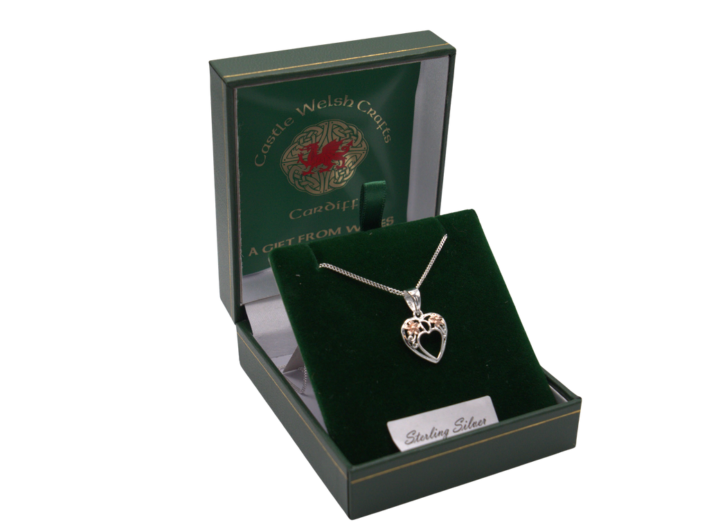 Heart & Daffodil Necklace