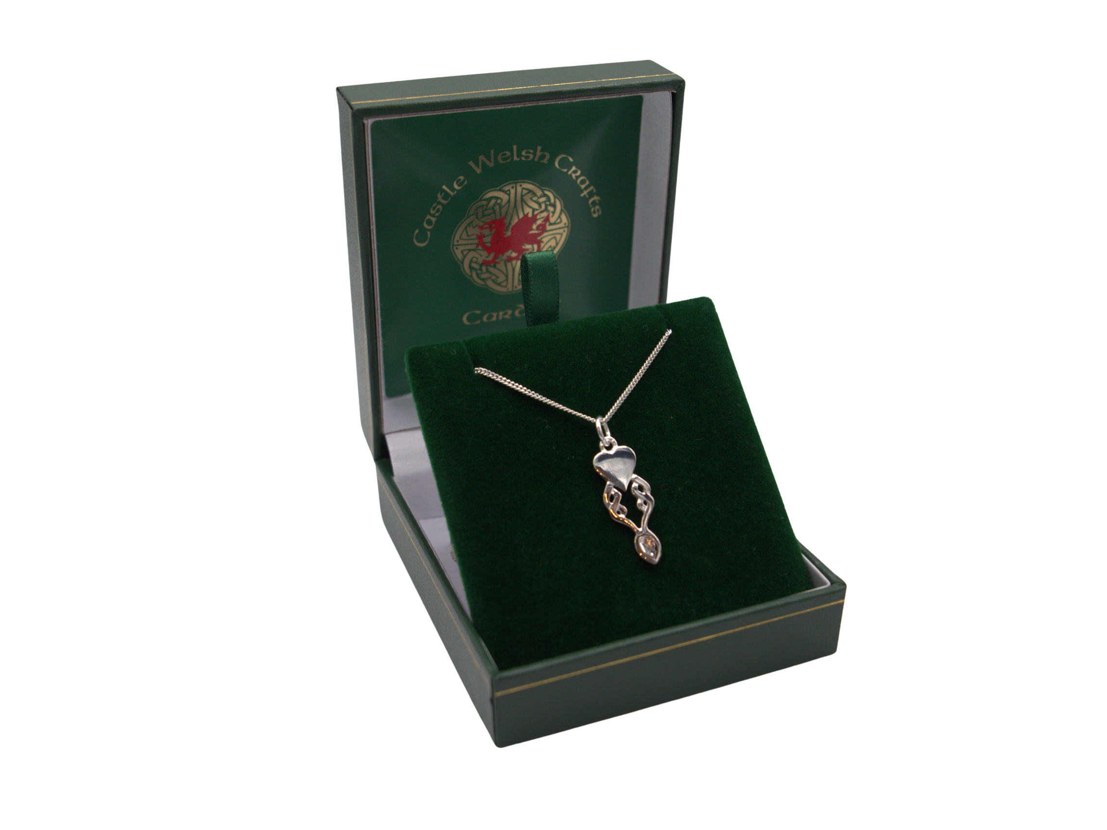 Solid Heart Lovespoon Necklace